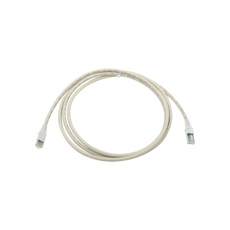 Patch Cord Z-MAX Cat6A S/FTP, CM/LS0H, 7ft, Color Gris, Versión Bulk