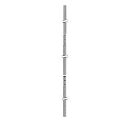 Mástil seccionado de 10.30 m x 48 mm ced 30, galvanizado por inmersión