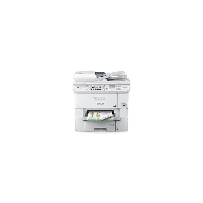 Multifuncional Epson WorkForce pro WF-6590, ppm 34 negro, color, USB. Wifi, red, ncf, adf, fax, dúplex