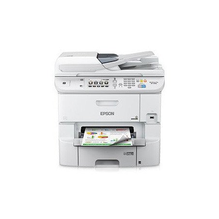 Multifuncional Epson WorkForce pro WF-6590, ppm 34 negro, color, USB. Wifi, red, ncf, adf, fax, dúplex