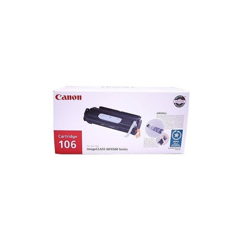 Tóner Canon 106 para MF6530, 6540, 6550, 6590, rendimiento 5000 pág aprox