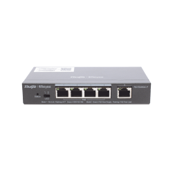 Switch administrable PoE con 5 puertos gigabit, 4 PoE 802.3af, at, gestión gratuita desde la nube, 54w