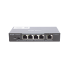 Switch administrable PoE con 5 puertos gigabit, 4 PoE 802.3af, at, gestión gratuita desde la nube, 54w
