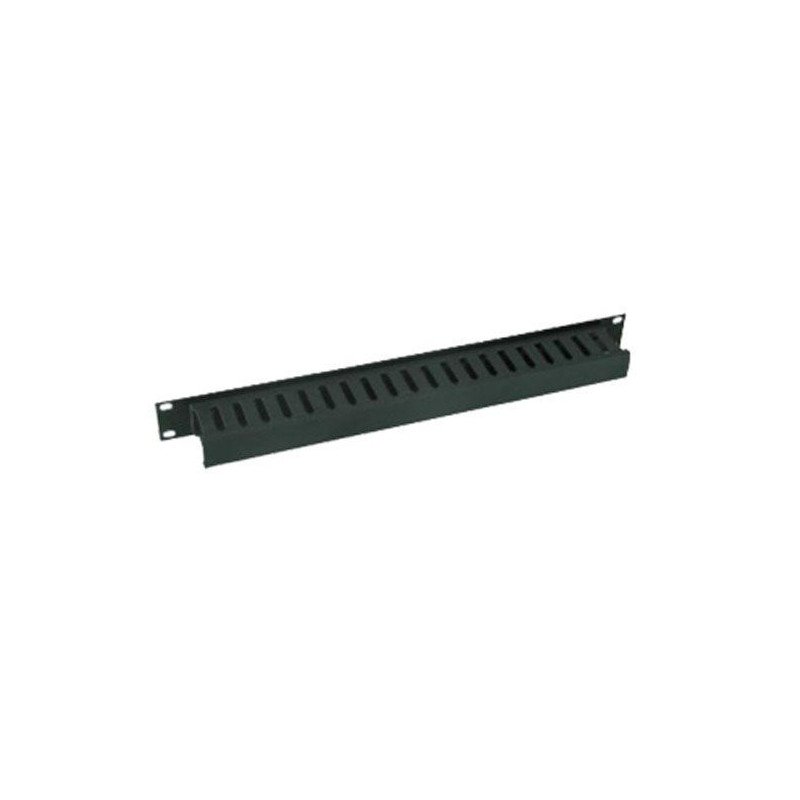 Organizador de cables North System vertical sencillo para rack de 4 pies ducto 4x4 color negro liso