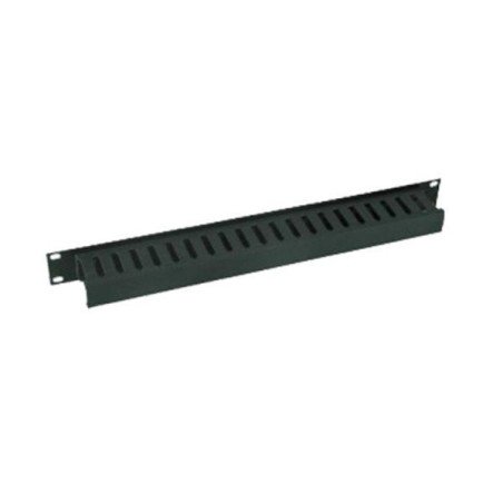 Organizador de cables North System vertical sencillo para rack de 4 pies ducto 4x4 color negro liso