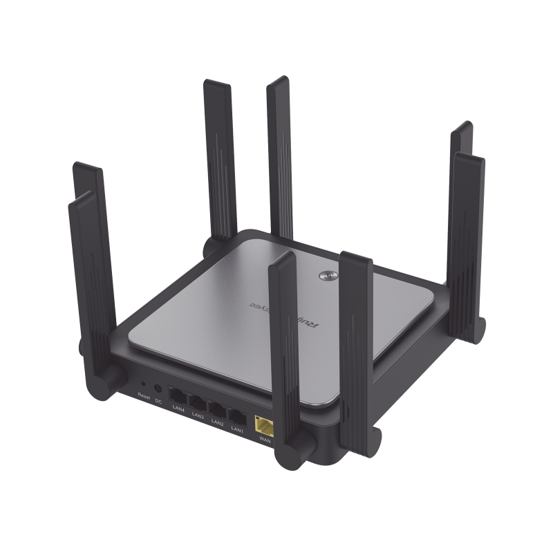 Router inalámbrico mesh Wi-fi 6 4x4 doble banda 1 puerto WAN gigabit y
