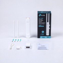 Access point inalámbrico, Wireless ac1200 TP-Link 802.11a, b, g, n, AC 300mbps 2.4GHz y 5GHz gigabit antena omni interior-exteri