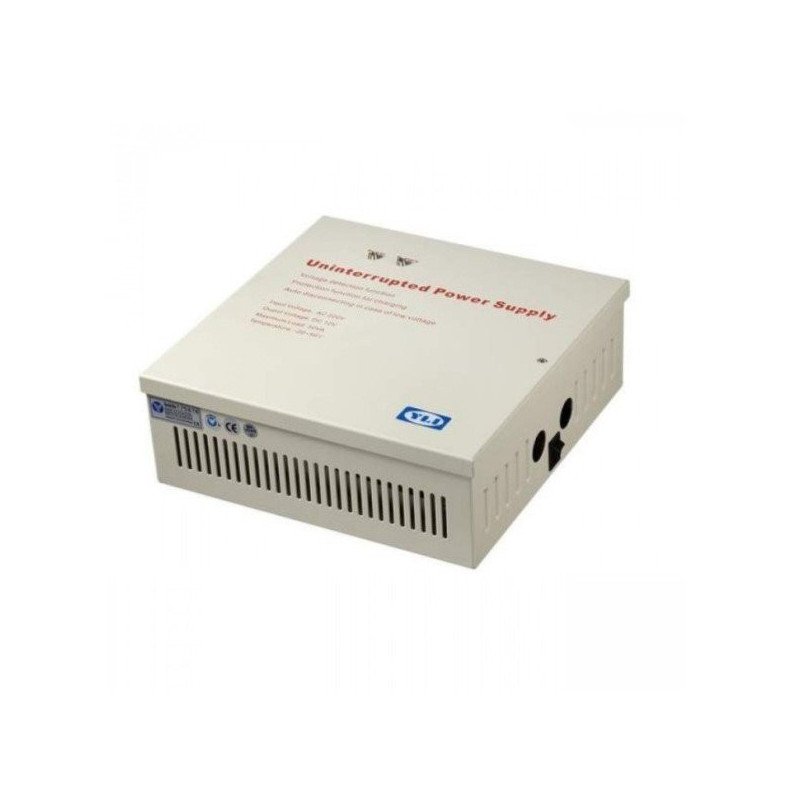 Fuente de poder YLI, para respaldo de energía, no incluye batería, para controles de acceso, cerraduras eléctricas, chapas magn.