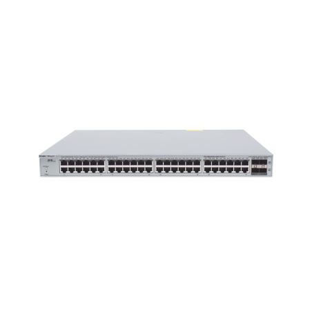 Switch administrable PoE con 48 puertos gigabit PoE 802.3af, at + 4 SFP+ para fibra 10GB, gestión gratuita desde la nube, 370w