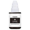 Botella de tinta Canon GI-190BK 135ml negra compatible Pixma G3100/g2100/g1100. Rendimiento de 6,000p.n.