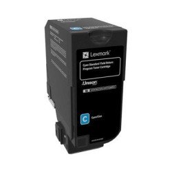 Tóner cian Lexmark rendimiento estándar para CX725DHE, CS725DE, CS720DE, hasta 7,000 páginas, 5% de cobertura