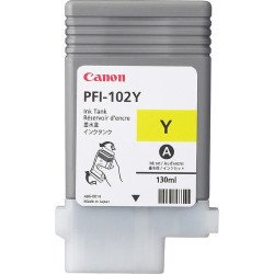 Tanque de tinta Canon para Imageprograf PFI-102Y yellow 130ml (solo IPf605/510/650/655/710/750/720/