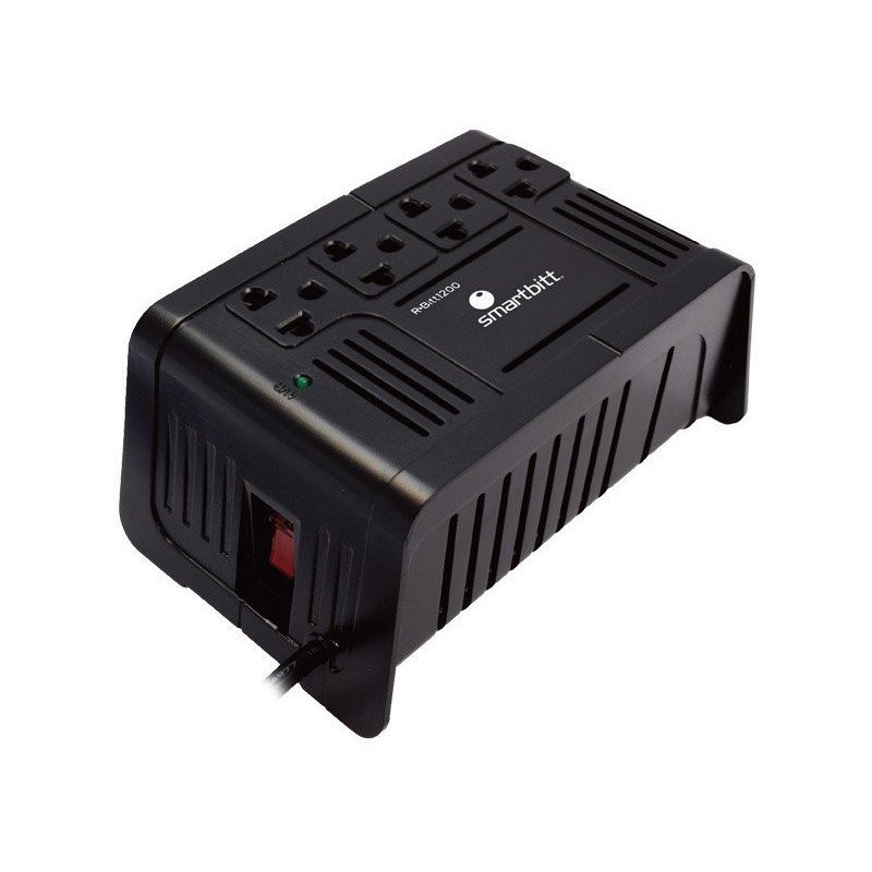 Regulador de voltaje SmartBitt 1200va, 600w 4 contactos.
