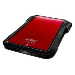 Carcasa Adata ex500 XPG para discos duros/SSD 2.5 pulgadas 7mm/9.5mm SATA3/USB3.1 rojo case PC