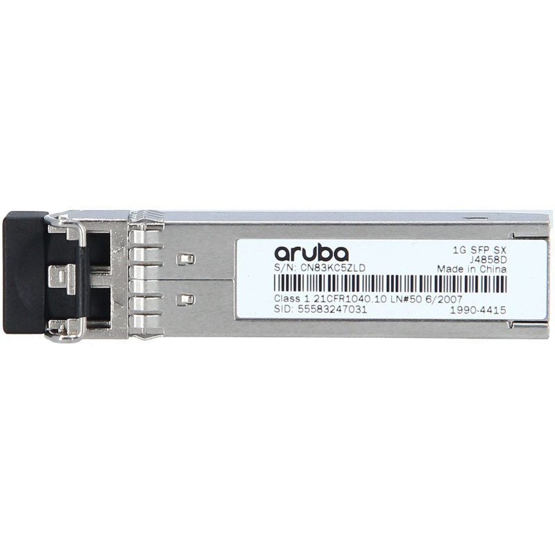 Transceiver HP Aruba 1g/ SFP, LC sx hasta 500m fibra multi modo