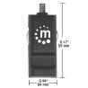Cargador mini Manhattan para automóvil con USB, 5 v. Negro