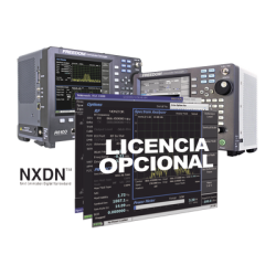 Opción de software para prueba de sistemas con protocolo nxdn en R8000