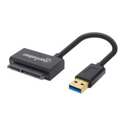 Adaptador para discos duros SATA 2.5 Manhattan con cable USB 3.0