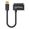 Adaptador para discos duros SATA 2.5 Manhattan con cable USB 3.0