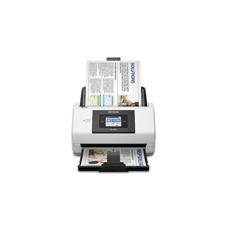 Scanner Epson WorkForce DS-780n, 45 ppm/90 ipm, 600 DPI, USB, red, adf, dúplex