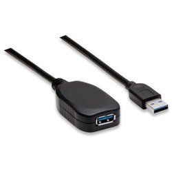 Cable de extensión activa Manhattan USB de super velocidad 3.0 amacho/
