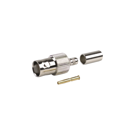 Conector BNC hembra de anillo para cables RG-8/x, LMR-240, 9258.