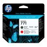 Cabezal de impresión HP DesignJet 771, negro mate, rojo cromático