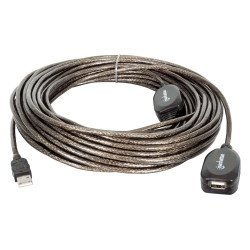 Cable de extensión activa Manhattan USB de alta velocidad 2.0 a macho/