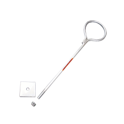 Ancla de losa o pared de 65 cm. De 3/4" de grosor galvanizada por inmersión en caliente.