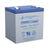 Batería 12V, 5AH, Para Respaldo, Tecnologías AGM/VRLA, 5 Años Vida Útil, Terminales F1, Reconocida UL