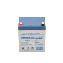 Batería 12V, 5AH, Para Respaldo, Tecnologías AGM/VRLA, 5 Años Vida Útil, Terminales F1, Reconocida UL