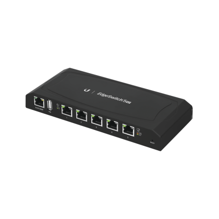 Edgeswitch 5xp administrable de 5 puertos gigabit PoE de 24 v pasivo