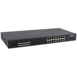 Poe switch Intellinet 16 puertos GB 19 30w/port 220w