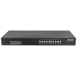 Poe switch Intellinet 16 puertos GB 19 30w/port 220w