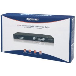 Poe switch Intellinet 16 puertos GB 19 30w/port 220w