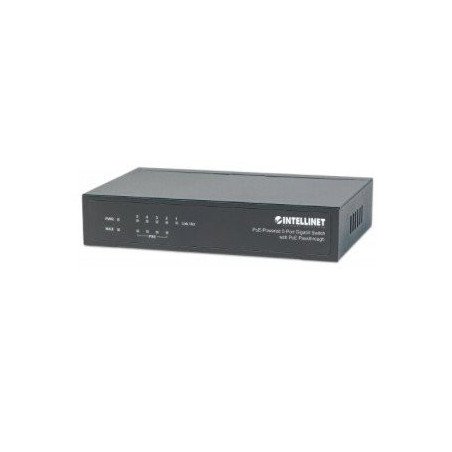Switch PoE Intellinet 5 puertos GB desktop 30w/port, 68w