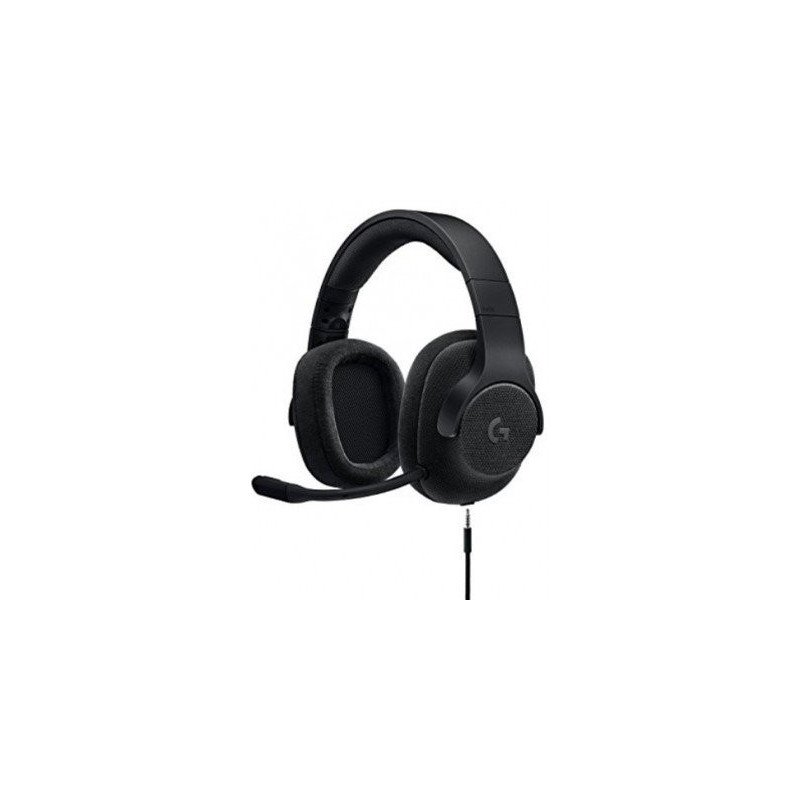 Diadema Logitech G433 auriculares con micrófono para juegos color negro sonido envolvente 7.1