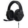Diadema Logitech G433 auriculares con micrófono para juegos color negro sonido envolvente 7.1