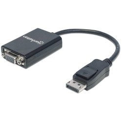 Adaptador Manhattan display port macho a VGA hembra