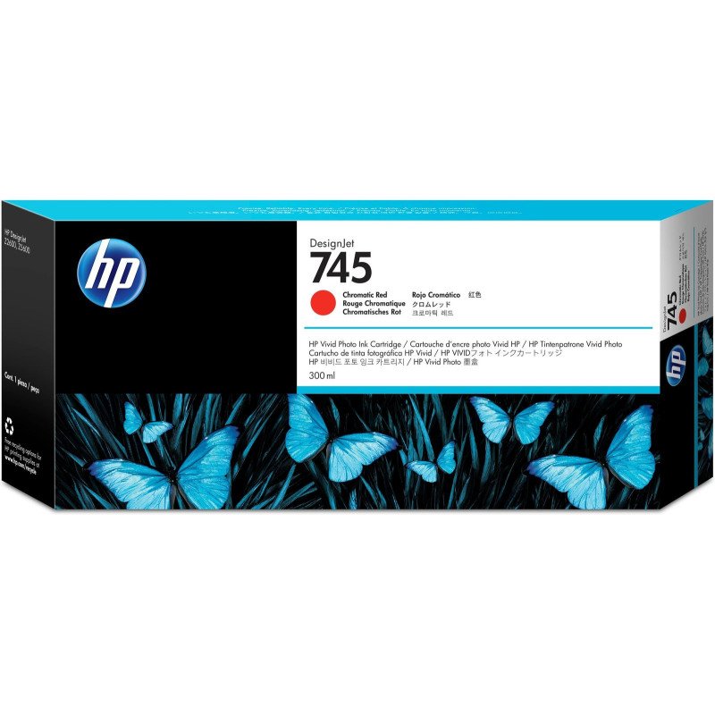HP 745 300-ml Chrmtc Red Ink Cartridg HP 745 300-ml Chrmtc Red Ink Car HP 745 300-ml Chrmtc Red Ink Cartridg HP 745 300-ml Chrmtc Red Ink Car