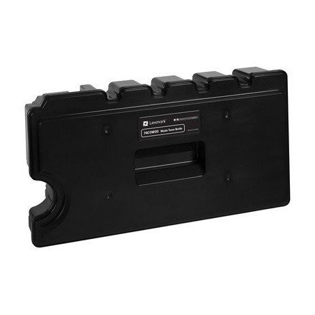 Botella de tóner residual Lexmark, 74C0w00, para CX725DHE, CS725DE, CS720DE, hasta 90,000 páginas, 5% de cobertura