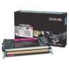 Tóner Lexmark magenta rendimiento estándar para C746, C748