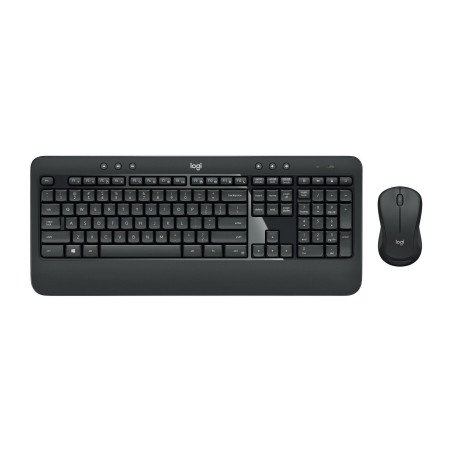 Teclado, mouse Logitech MK540 Advanced negro inalámbricos USB unifiying para PC, Windows, Chrome