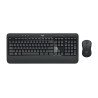 Teclado, mouse Logitech MK540 Advanced negro inalámbricos USB unifiying para PC, Windows, Chrome