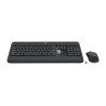 Teclado, mouse Logitech MK540 Advanced negro inalámbricos USB unifiying para PC, Windows, Chrome