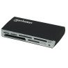 Lector de memorias Manhattan 60 en 1 USB 2.0 negro