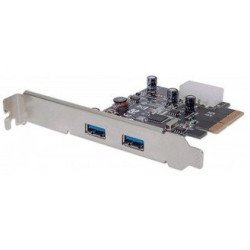 Tarjeta USB Manhattan v3.1 PCI express 2 ptos