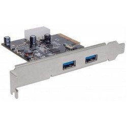 Tarjeta USB Manhattan v3.1 PCI express 2 ptos