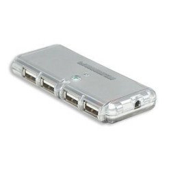 Mini hub USB 2.0 4 puertos Manhattan