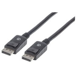 Cable Manhattan displayport m-m 1.0m negro